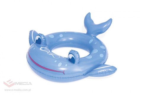 Koło dla dzieci do pływania Wieloryb BESTWAY 84x71cm Winyl