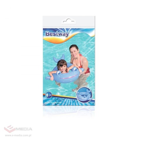 Koło dla dzieci do pływania Wieloryb BESTWAY 84x71cm Winyl