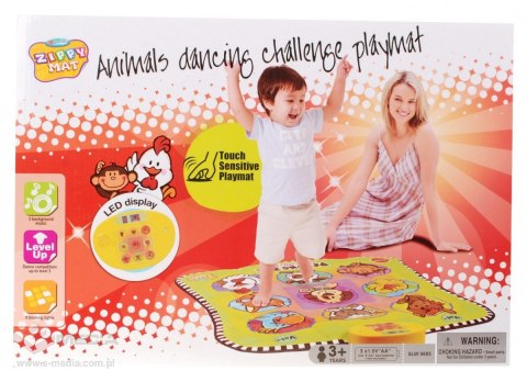 Mata zręcznościowa "Zwierzątka" dla dzieci 3+ Gra na utrzymanie równowagi Dłonie Stopy