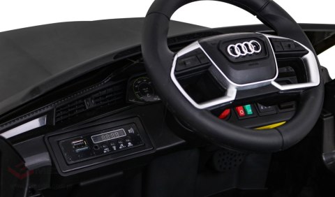 Audi E-Tron Sportback dla dzieci Czarny + Pilot + Napęd 4x4 + Wolny Start + Radio MP3 + LED