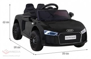 Audi R8 na akumulator dla dzieci Czarny