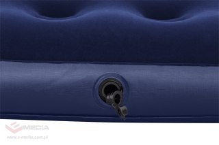 Dmuchany Materac turystyczny do spania Flokowany BESTWAY 185x76x22cm + Zestaw naprawczy