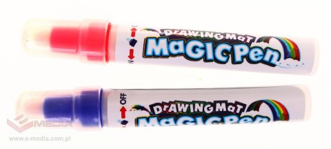 Mata wodna z akcesoriami dla dzieci 3+ Kreatywna zabawa + 2 pisaki + 16 szablonów