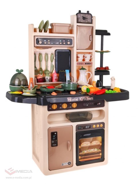 Stylowa Kuchnia dla dzieci 3+ Kran z wodą + Interaktywny palnik z parą + Panel audio 65 el.