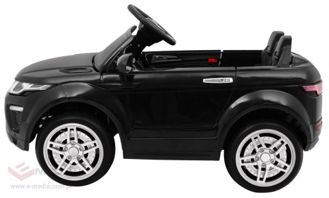 Autko Rapid Racer elektryczne dla dzieci, Czarny SUV + Pilot