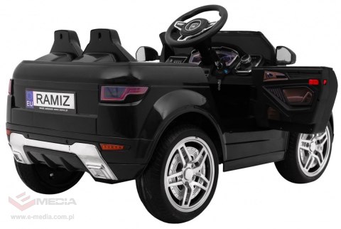 Autko Rapid Racer elektryczne dla dzieci, Czarny SUV + Pilot