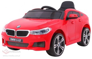 BMW 6 GT Autko na akumulator Czerwone + Pilot
