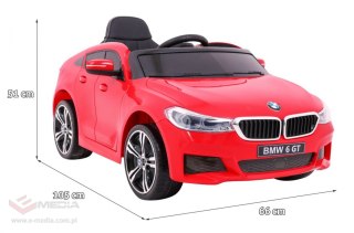 BMW 6 GT Autko na akumulator Czerwone + Pilot