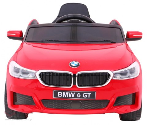 BMW 6 GT Autko na akumulator Czerwone + Pilot