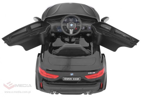 BMW X6M Elektryczne Autko dla dzieci - Czarny SUV + Pilot