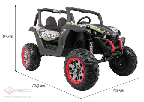 Buggy SuperStar dla dzieci Moro + MP4 + Napęd 4x4 + Pilot + Bagażnik + LED + Blokada drzwi