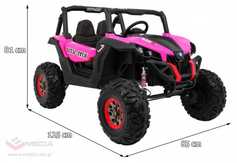 Buggy SuperStar dla dzieci Różowy + Napęd 4x4 + Pilot + Bagażnik + MP3 LED + Blokada drzwi