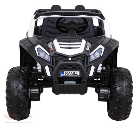 Buggy UTV 2000M Racing Auto na akumulator Biały + MP3 Dźwięki Światła + Pilot + Wolny Start