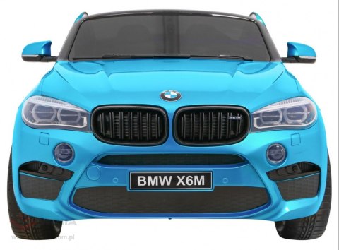 SUV BMW X6M XXL dla 2 dzieci Lakier Niebieski + Pilot