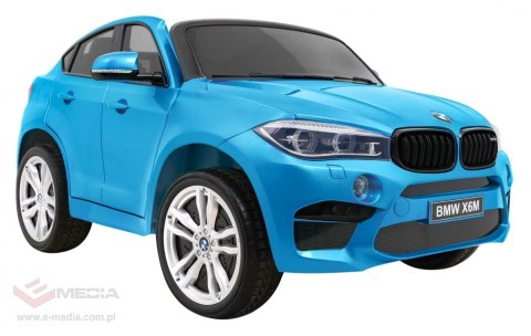 SUV BMW X6M XXL dla 2 dzieci Lakier Niebieski + Pilot