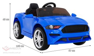 Autko GT Sport na akumulator dla dzieci Niebieski + Pilot