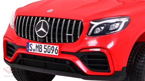 Auto Mercedes GLC 63S dla dzieci Czerwony Suv + Napęd 4x4