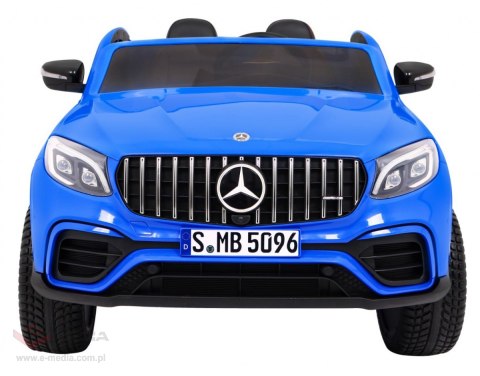 Auto Mercedes GLC 63S dla dzieci - Niebieski SUV + Napęd 4x4