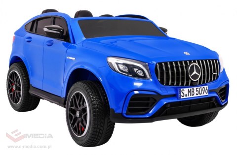 Auto Mercedes GLC 63S dla dzieci - Niebieski SUV + Napęd 4x4