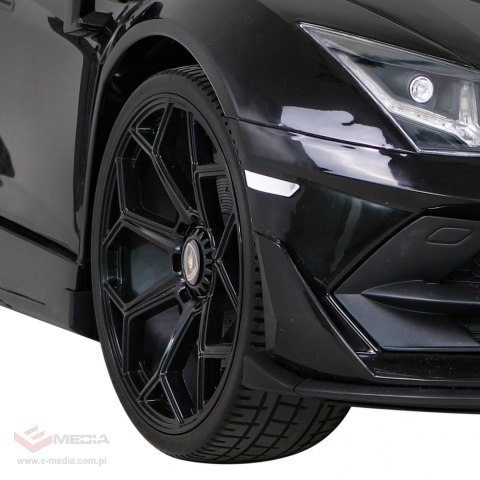 Lamborghini SVJ DRIFT dla 2 dzieci Czarny + Funkcja driftu + Pilot + MP3 LED + Wolny Start
