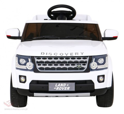 Land Rover Discovery Autko elektryczne dla dzieci Biały SUV + Pilot