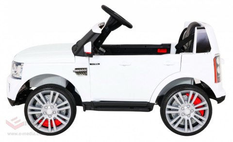 Land Rover Discovery Autko elektryczne dla dzieci Biały SUV + Pilot