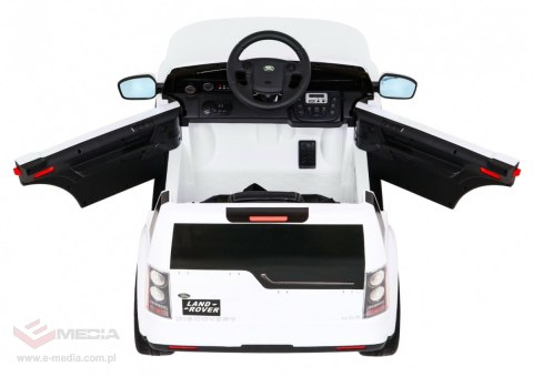 Land Rover Discovery Autko elektryczne dla dzieci Biały SUV + Pilot