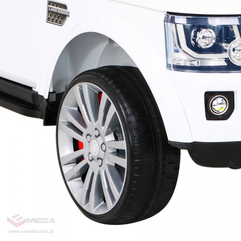Land Rover Discovery Autko elektryczne dla dzieci Biały SUV + Pilot