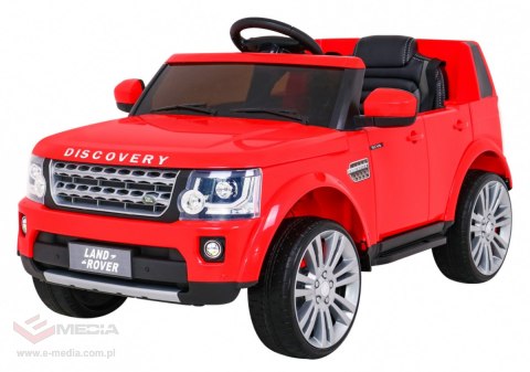 Land Rover Discovery Autko elektryczne dla dzieci, Czerwony SUV + Pilot