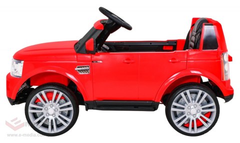 Land Rover Discovery Autko elektryczne dla dzieci, Czerwony SUV + Pilot