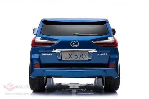 Lexus LX570 Lakierowane Autko dla 2 dzieci Niebieski SUV + Pilot