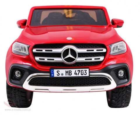 Mercedes Benz X-Class dla dzieci Lakier Czerwony Pickup