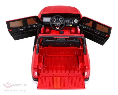 Mercedes Benz X-Class dla dzieci Lakier Czerwony Pickup