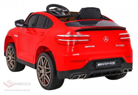 Mercedes Benz GLC63S dla dzieci Czerwony SUV + Pilot