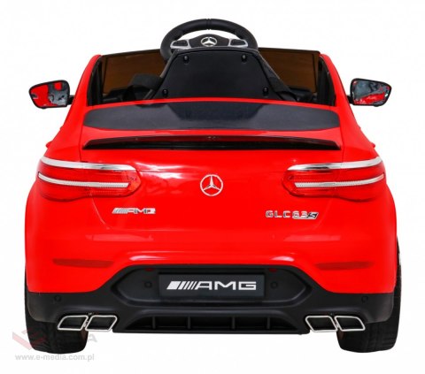 Mercedes Benz GLC63S dla dzieci Czerwony SUV + Pilot