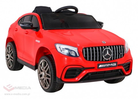 Mercedes Benz GLC63S dla dzieci Czerwony SUV + Pilot