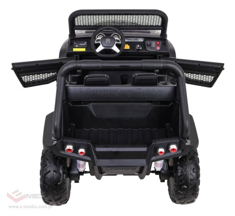 Mercedes Benz Unimog dla dzieci Lakier Moro + Napęd 4x4 + Pilot + Bagażnik + Wolny Start + Radio MP3 + LED