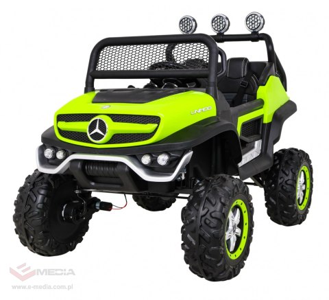Mercedes Benz Unimog dla dzieci Zielony + Napęd 4x4