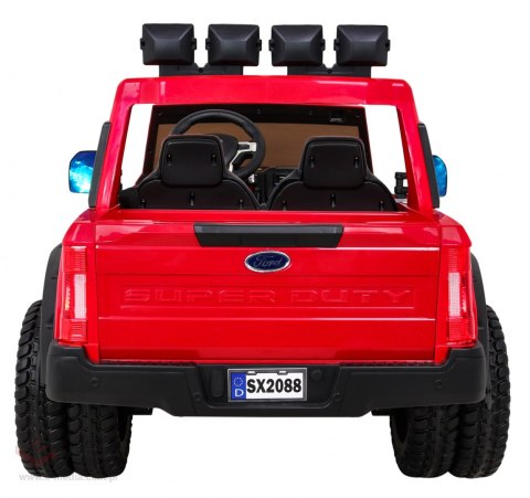 Pojazd Ford Super Duty Czerwony Pickup