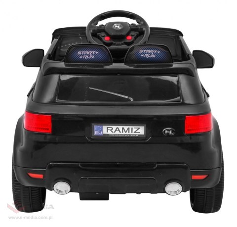 Autko Start Run na akumulator Czarny + Pilot + Bezpieczny SUV