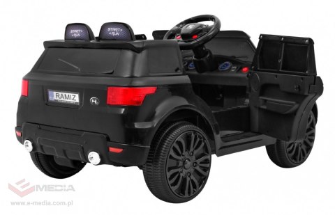 Autko Start Run na akumulator Czarny + Pilot + Bezpieczny SUV