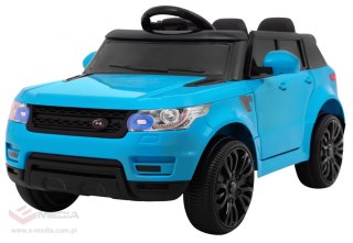 Autko Start Run na akumulator, Niebieski SUV + Pilot + Funkcje bezpieczeństwa