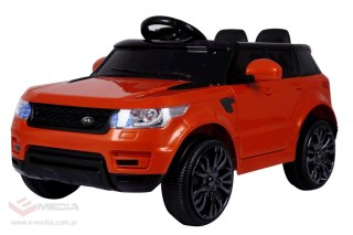 Autko Start Run na akumulator, Pomarańczowy SUV + Pilot
