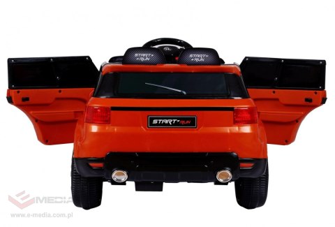 Autko Start Run na akumulator, Pomarańczowy SUV + Pilot
