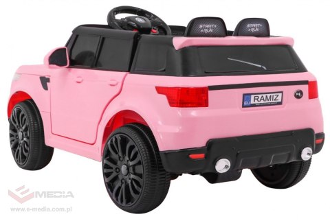 Autko Start Run na akumulator Różowy SUV + Pilot + Funkcje bezpieczeństwa