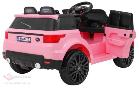 Autko Start Run na akumulator Różowy SUV + Pilot + Funkcje bezpieczeństwa