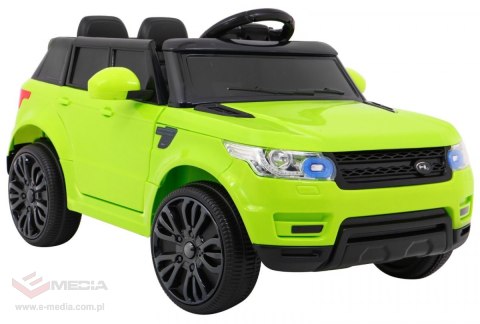 Autko Start Run na akumulator, Zielony SUV + Pilot