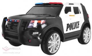 Auto SUV Police na akumulator dla dzieci + Syreny + Światła + Megafon + Pilot