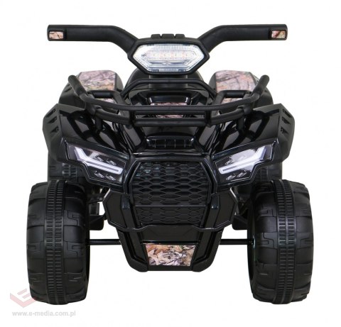 Quad Storm na akumulator dla dzieci Czarny + Silnik 25W + MP3 USB + LED