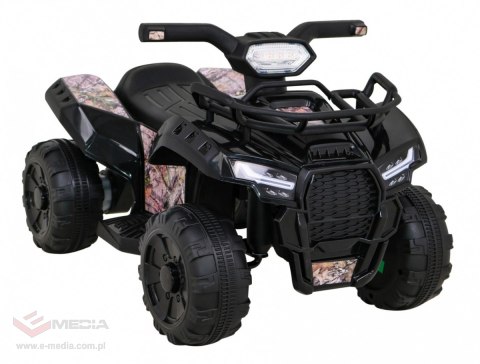 Quad Storm na akumulator dla dzieci Czarny + Silnik 25W + MP3 USB + LED